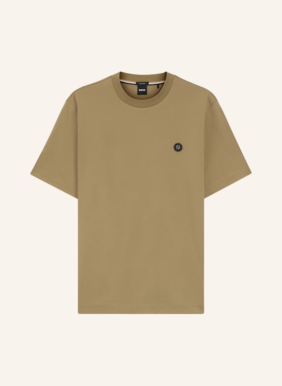 BOSS T-Shirt C-TAUT 01 Regular Fit KHAKI