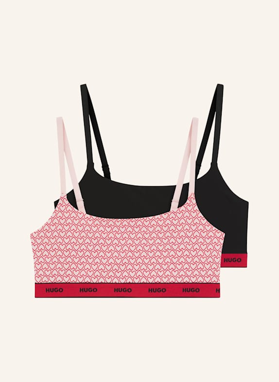 HUGO Bh TWIN BRALETTE DESIGN ROSA