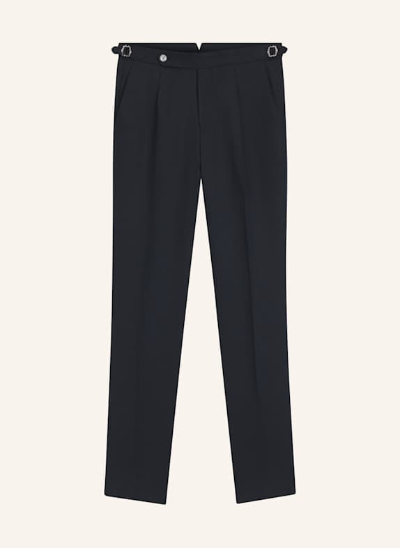 BOSS Business Hose H-PERINO-PL-DTL-262 Relaxed Fit DUNKELBLAU