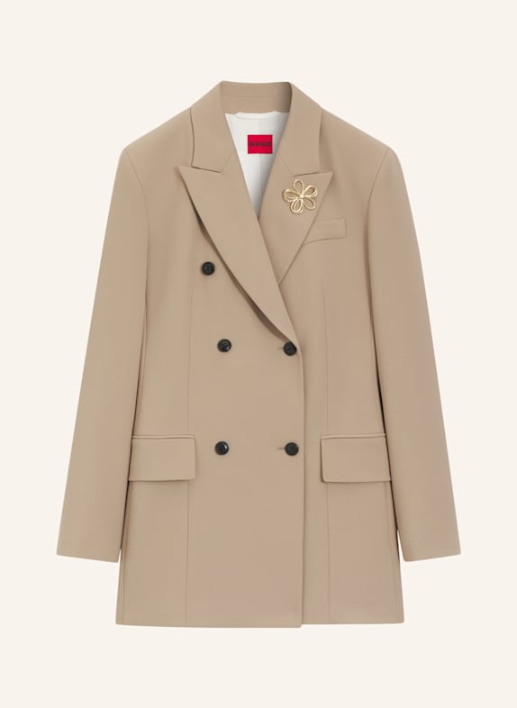 HUGO Blazer AMOLEA Regular Fit HELLBRAUN