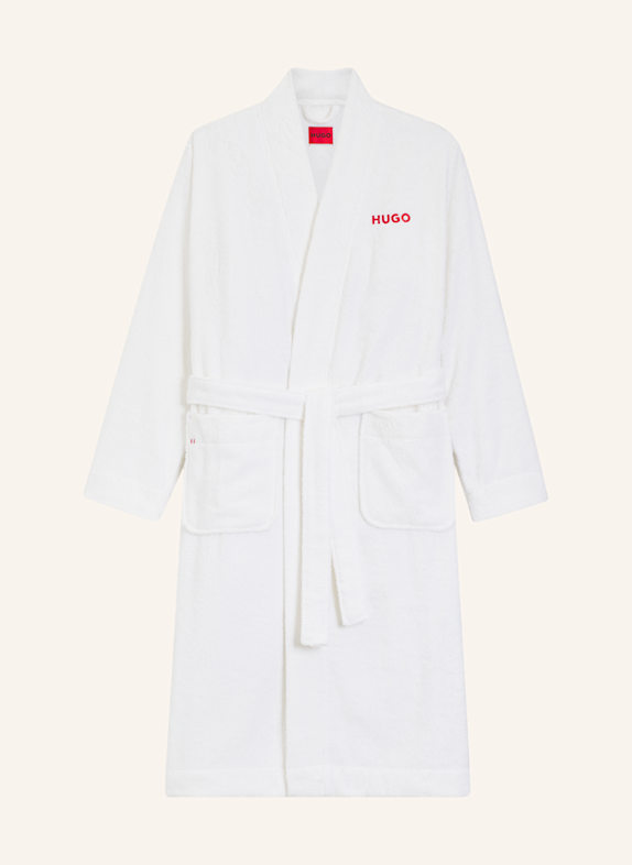 HUGO Morgenmantel TERRY GOWN WEISS