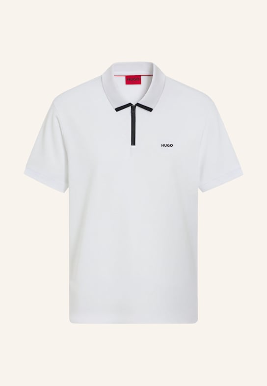 HUGO Poloshirt DALOMINO Regular Fit WEISS