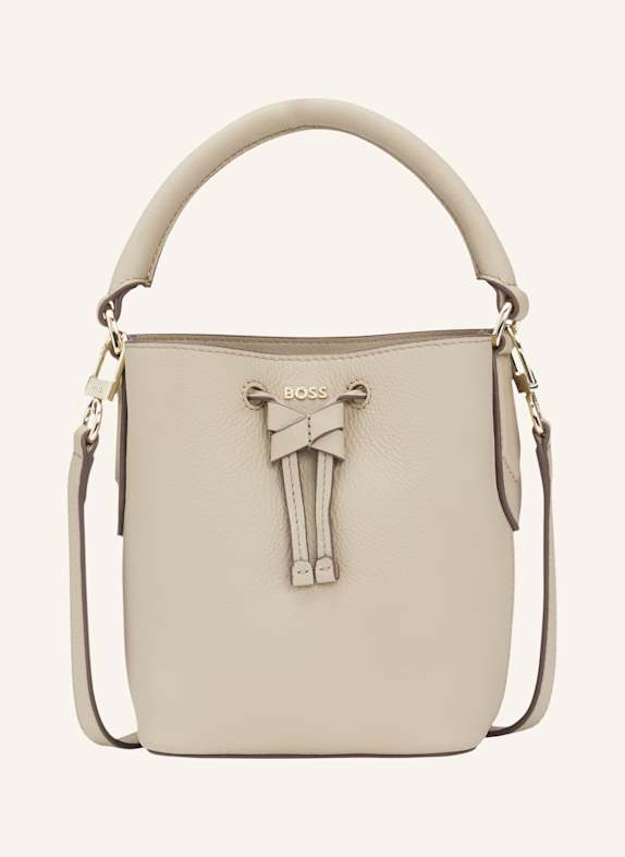 BOSS Umhängetasche LENAH SM BUCKET BEIGE