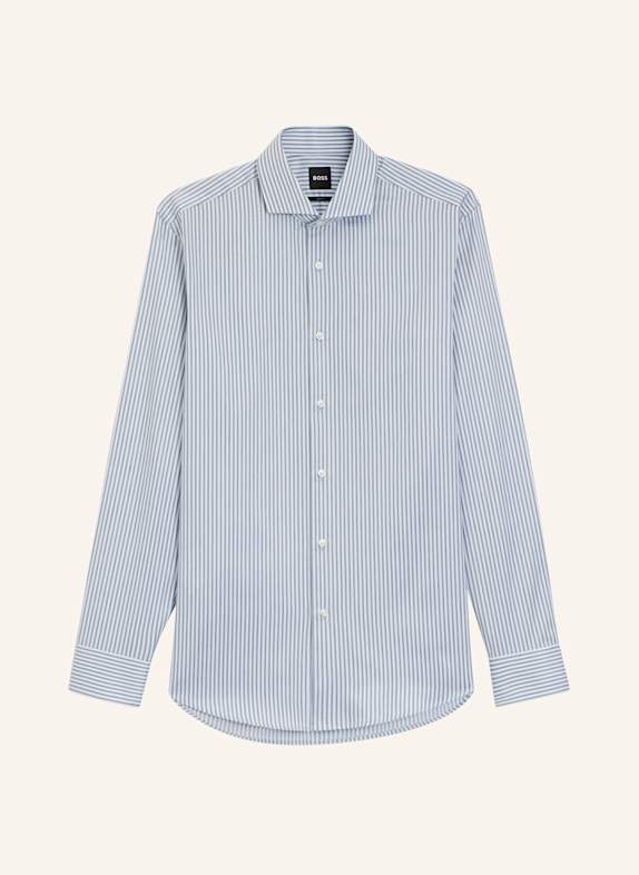 BOSS Business Hemd H-HANK-SP-C1-261 Slim Fit DUNKELGRÜN