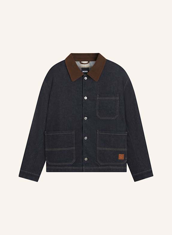 BOSS Casual Jacke C-IRONHIDE DUNKELBLAU