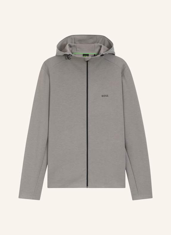 BOSS Sweatshirt SW_TOUR HD FZ Regular Fit GRAU