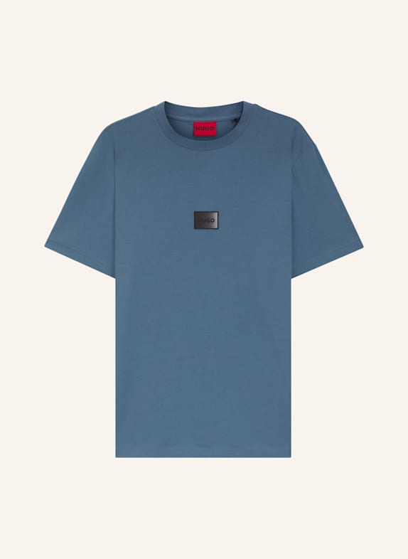 HUGO T-Shirt DANOTIE Regular Fit BLAU