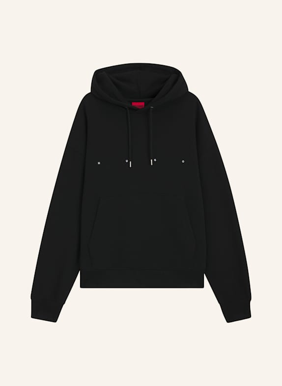 HUGO Sweatshirt DOLAND Oversize Fit SCHWARZ
