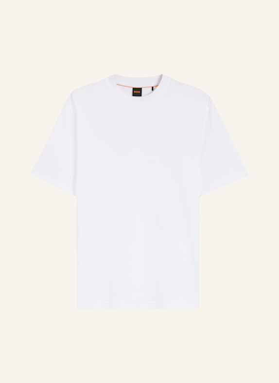 BOSS T-Shirt TE_INTERLOCK Regular Fit WEISS