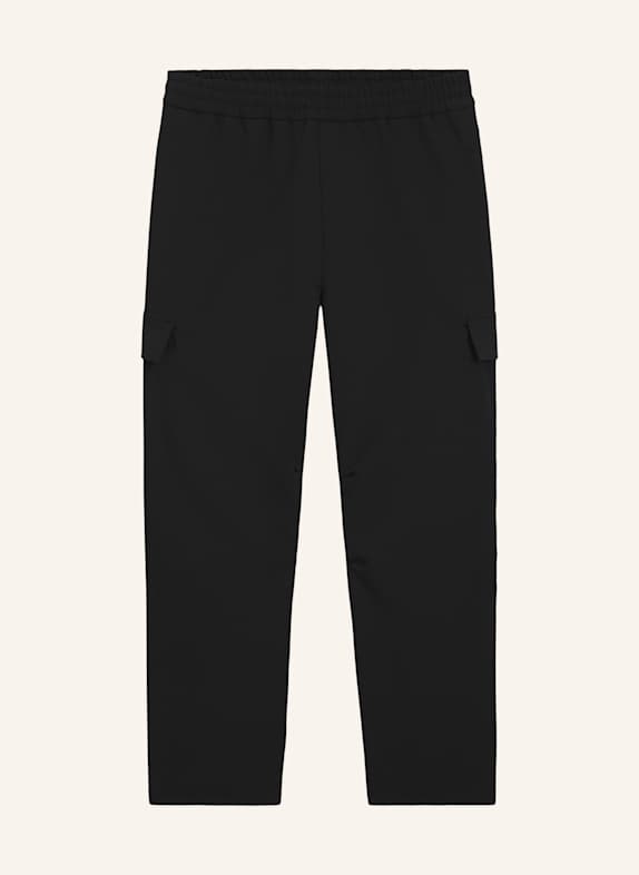 HUGO Casual Hose FABIO261 Relaxed Fit SCHWARZ