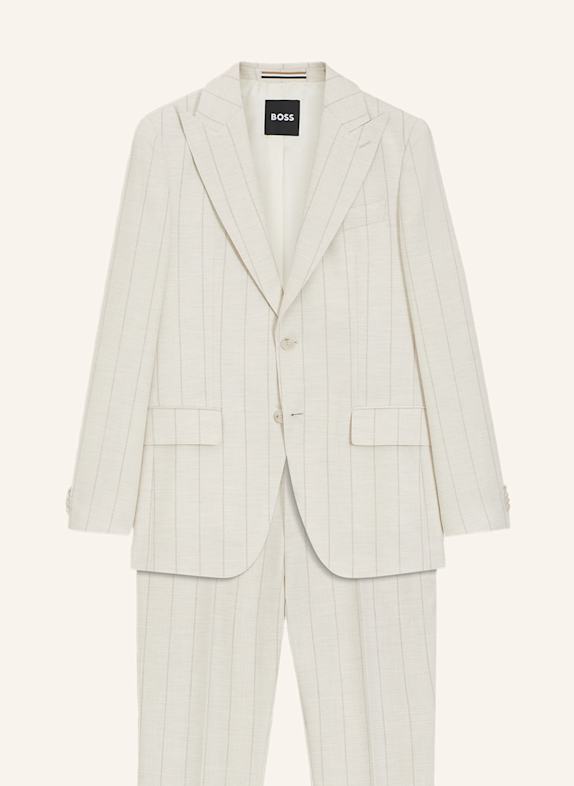 BOSS Business Anzug C-HUGE-2PCS-PK-261 Slim Fit HELLGRAU