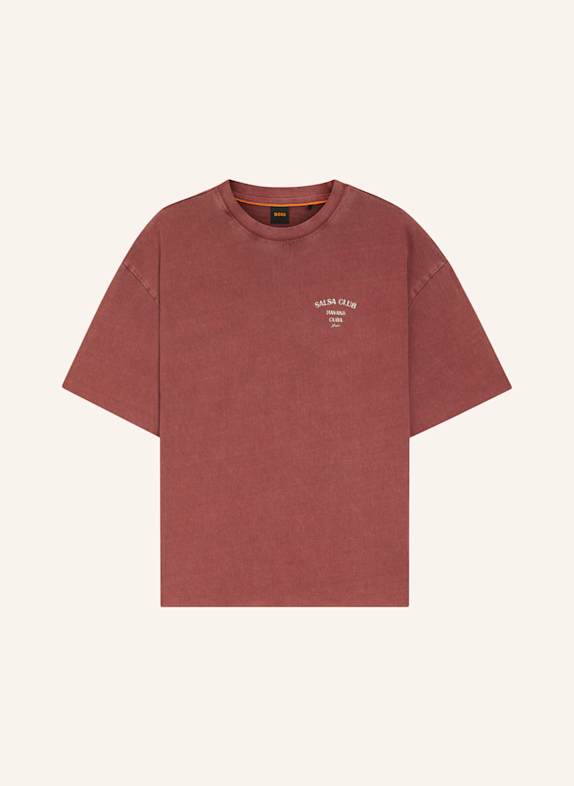 BOSS T-Shirt C_EBOYS_2 Relaxed Fit DUNKELROT