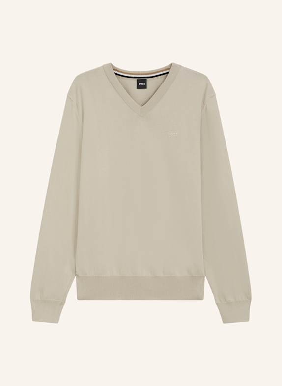 BOSS Pullover UPACELLO-L Regular Fit BEIGE