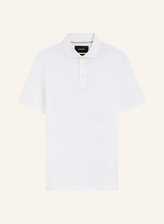 BOSS Poloshirt L-PERRY 14 Regular Fit WEISS