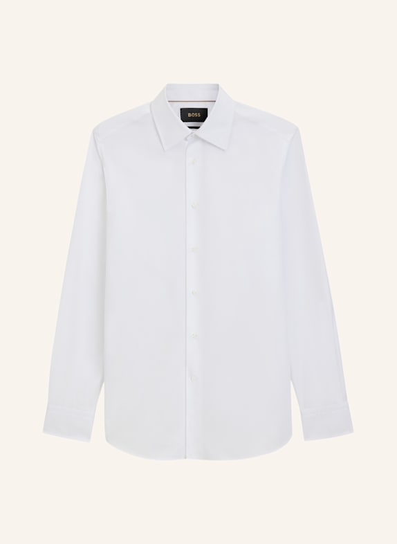 BOSS Business Hemd L-JOSH-KENT-C1-243 Regular Fit WEISS