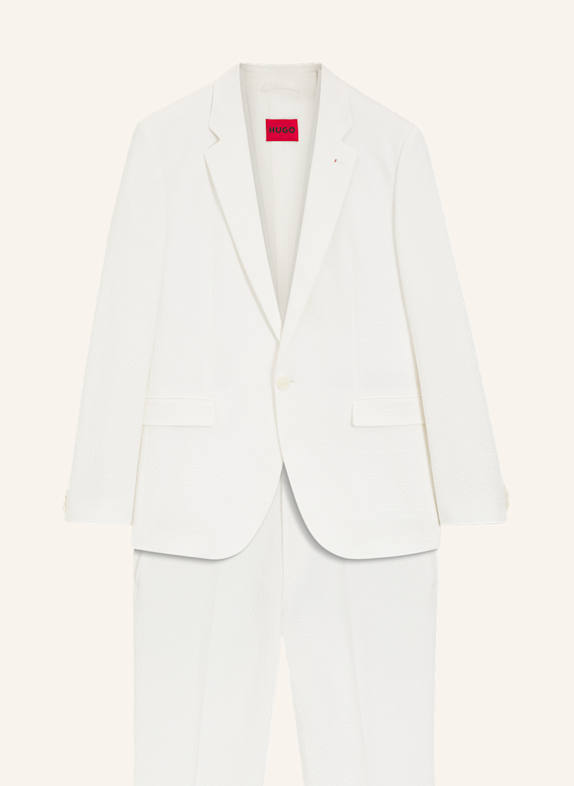 HUGO Business Anzug ARTI/HESTEN242V1X Extra-Slim Fit WEISS