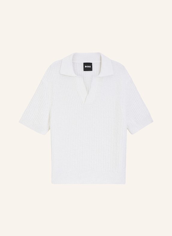 BOSS Pullover C-NIL Relaxed Fit WEISS