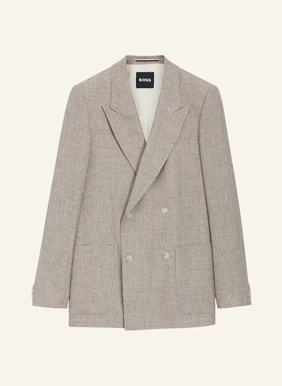 BOSS Blazer C-CALLUM-DB-262 Relaxed Fit BEIGE