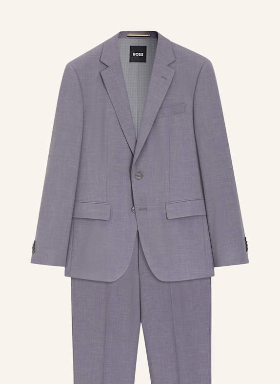 BOSS Business Anzug H-HUGE-2PCS-253 Slim Fit LILA