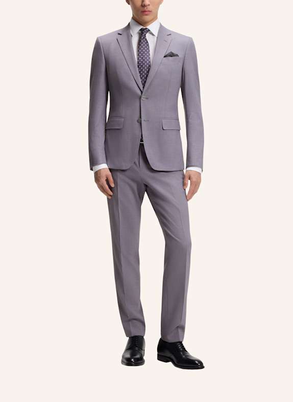 BOSS Anzug HUGE Slim Fit LILA