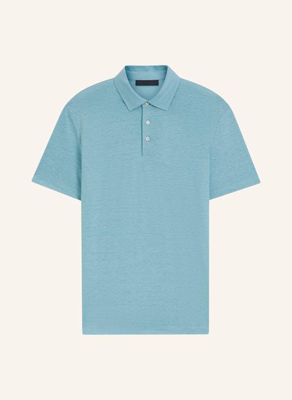 BOSS Strick-Poloshirt PARRIS aus Leinen BLAU