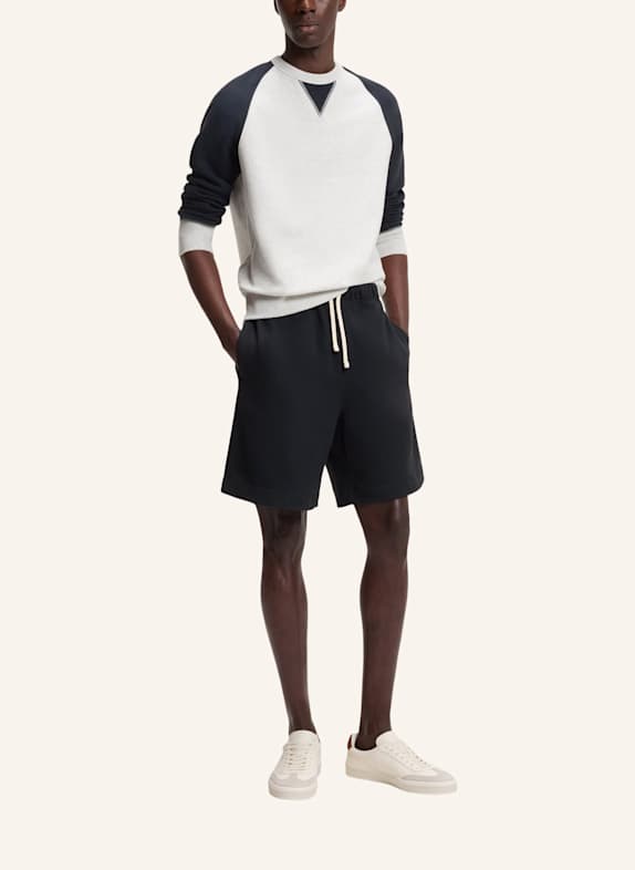 BOSS Casual Hose LASDUN 7_DB Oversize Fit DUNKELBLAU