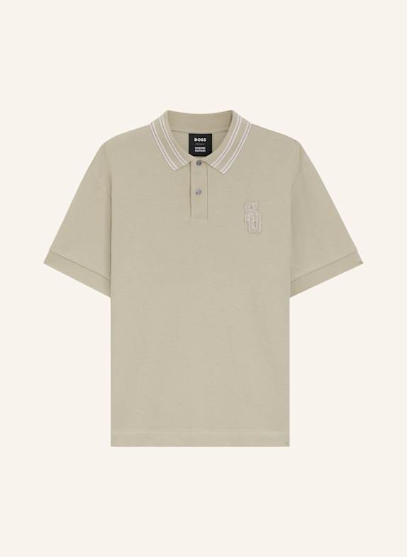 BOSS Poloshirt C-PIANO 50_SO Relaxed Fit BEIGE