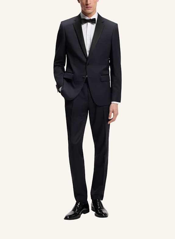 BOSS Smoking-Sakko HUGE Slim Fit DUNKELBLAU