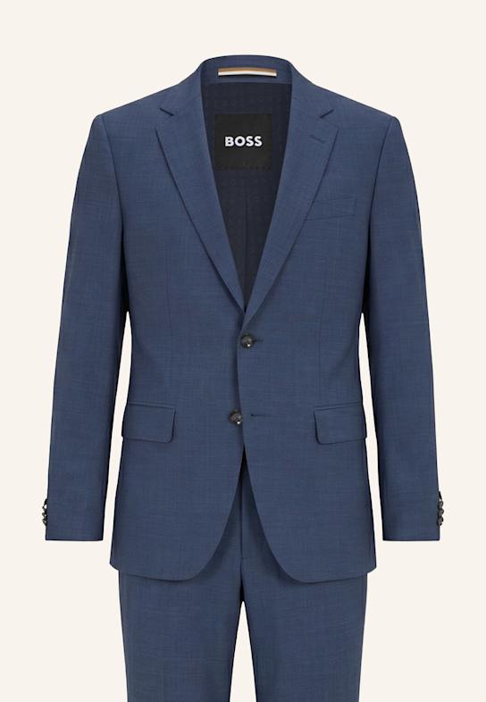 BOSS Business Anzug H-HUGE-2PCS-253 Slim Fit BLAU