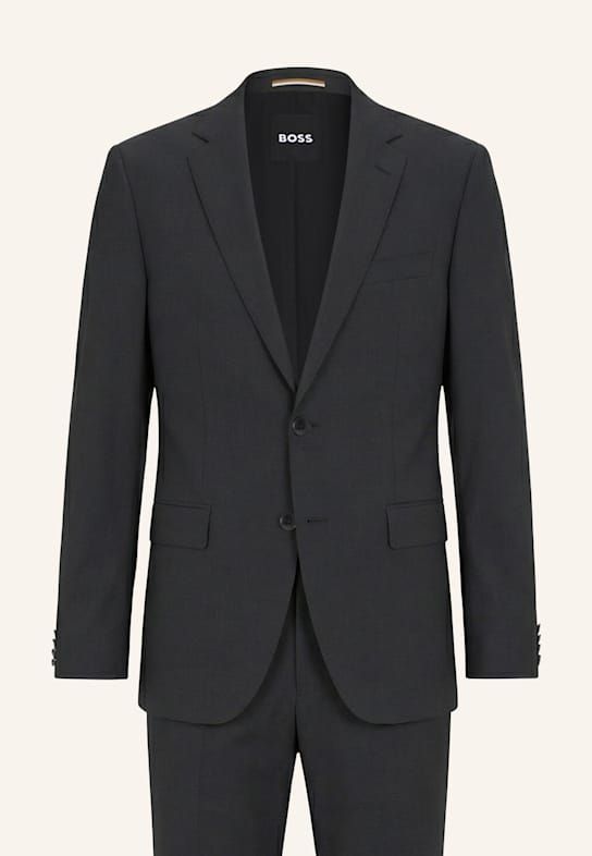 BOSS Business Anzug H-JECKSON-2PCS-224 Regular Fit DUNKELGRAU