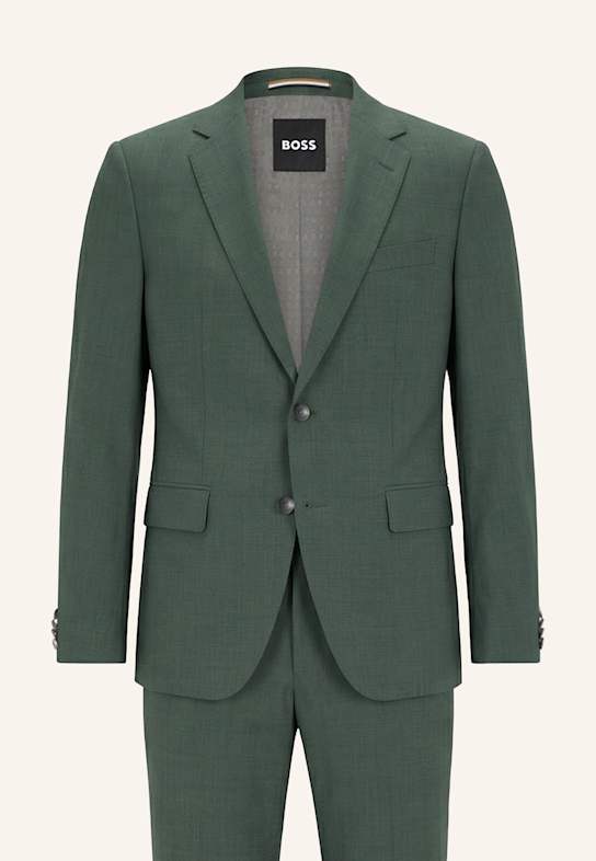 BOSS Business Anzug H-JECKSON-2PCS-253 Regular Fit GRÜN