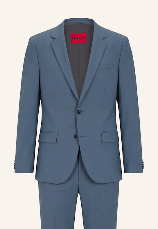 HUGO Business Anzug HENRY/GETLIN232X Slim Fit BLAU