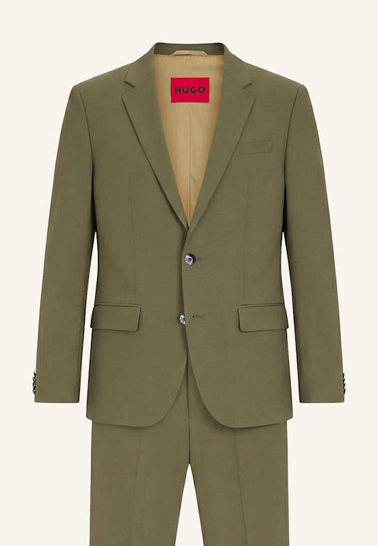 HUGO Business Anzug HENRY/GETLIN232X Slim Fit GRÜN
