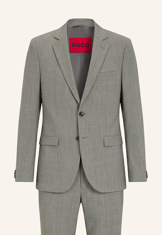 HUGO Business Anzug ARTI-HESTEN253X Extra-Slim Fit GRÜN