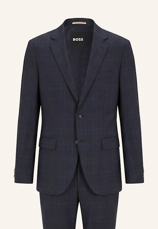 BOSS Business Anzug H-JECKSON-2PCS-253 Regular Fit DUNKELBLAU