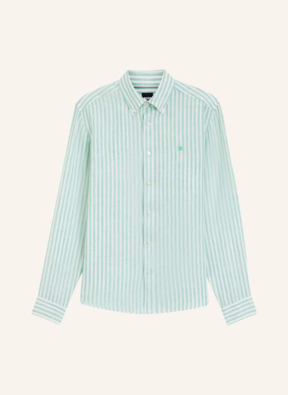 BOSS Casual Hemd H-LIAM-BD-E-C1-261 Regular Fit MINT