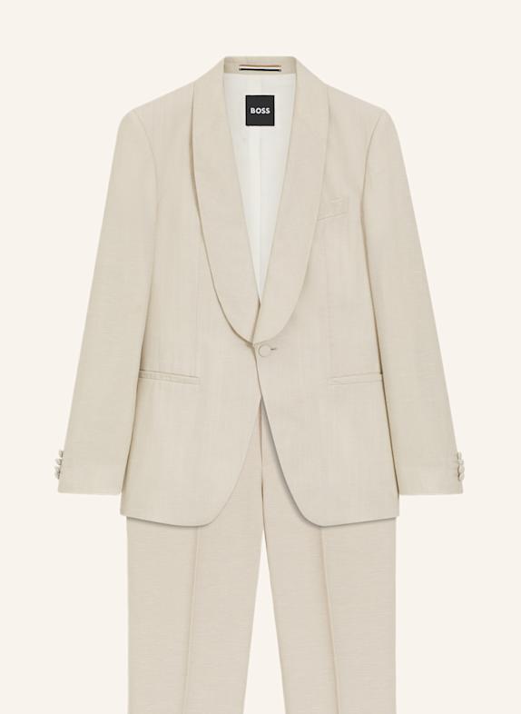 BOSS Business Anzug H-HUGE-2PCS-TUX-262 Slim Fit BEIGE
