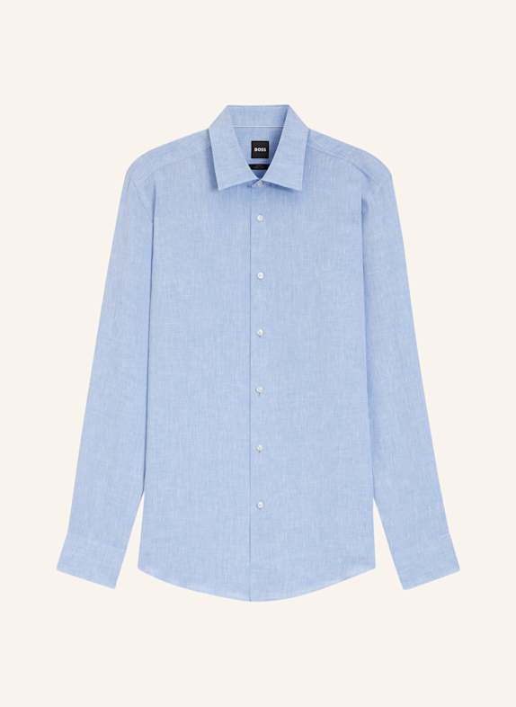 BOSS Business Hemd H-HANK-K-C1-261 Slim Fit HELLBLAU