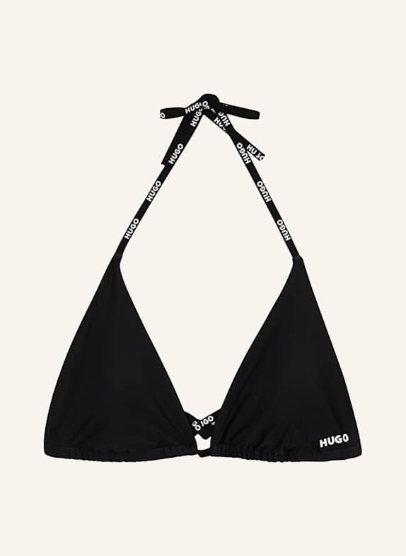 HUGO Bikini-Oberteil PURE TRIANGLE Regular Fit SCHWARZ