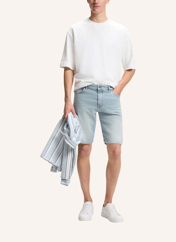 BOSS Jeans RE.MAINE SHORTS BO_Z Regular Fit HELLBLAU