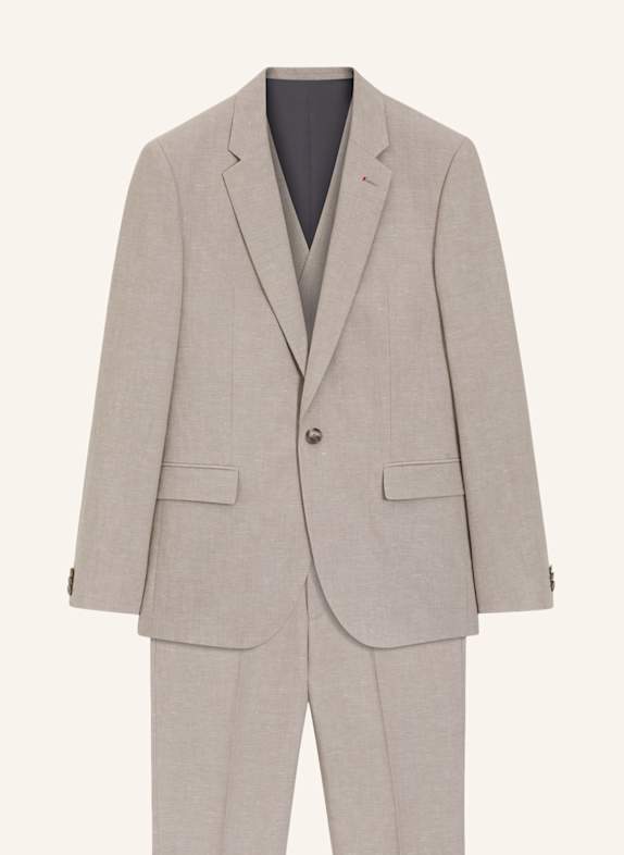 HUGO Business Anzug ARTI/HESTEN242V1X Extra-Slim Fit HELLBRAUN