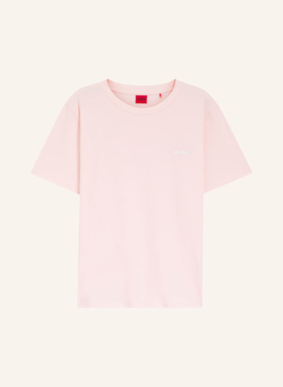 HUGO Pyjama-Oberteil HUGO ID T-SHIRT Relaxed Fit HELLROSA