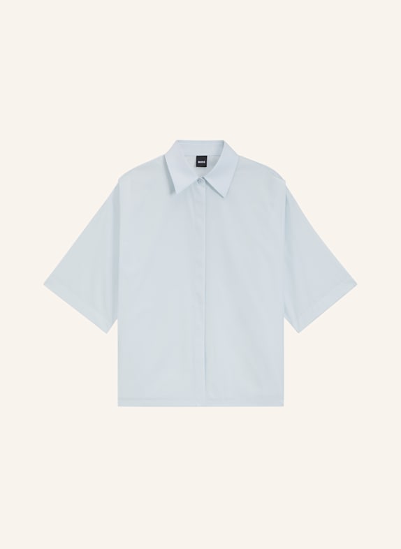 BOSS Business Bluse BIMINA Relaxed Fit BLAU