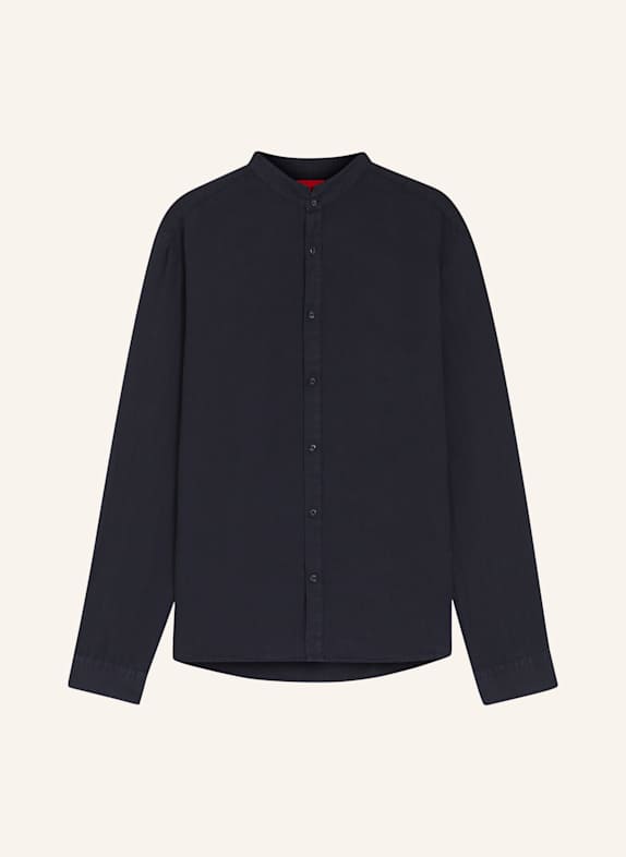 HUGO Business Hemd ELVORY Slim Fit DUNKELBLAU