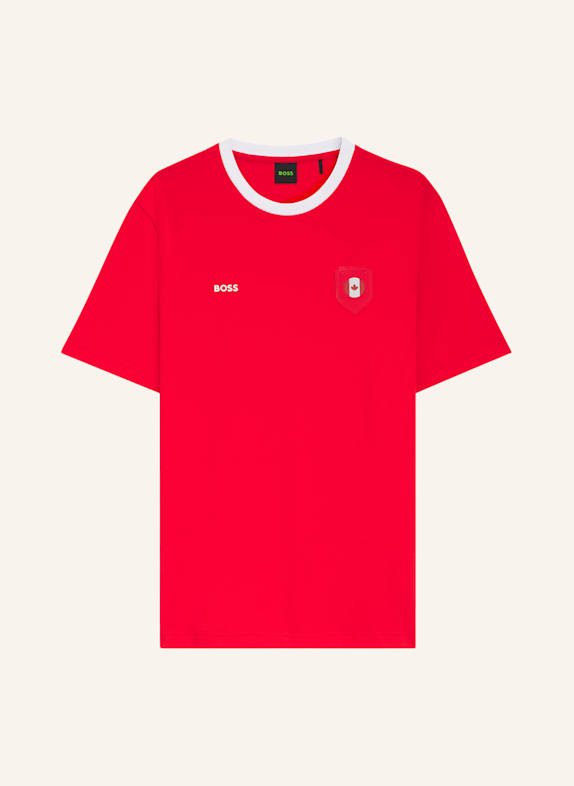 BOSS T-Shirt TS_BB BC LUX TEE Regular Fit ROT