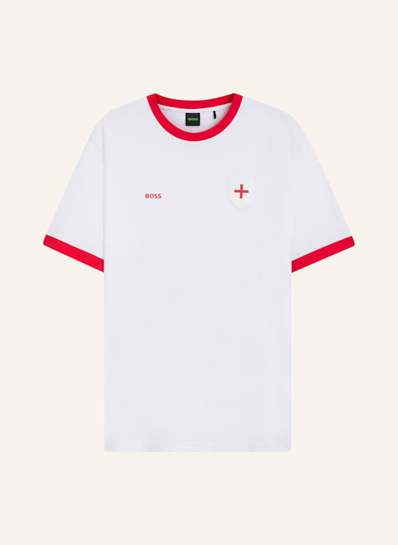 BOSS T-Shirt TS_BB BC LUX TEE Regular Fit WEISS