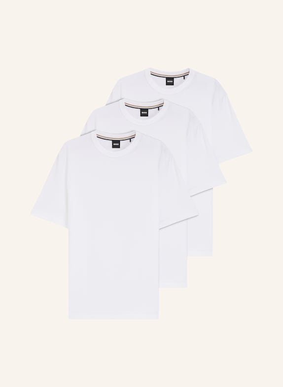 BOSS T-Shirt H-TAUT MULTIPACK Regular Fit WEISS