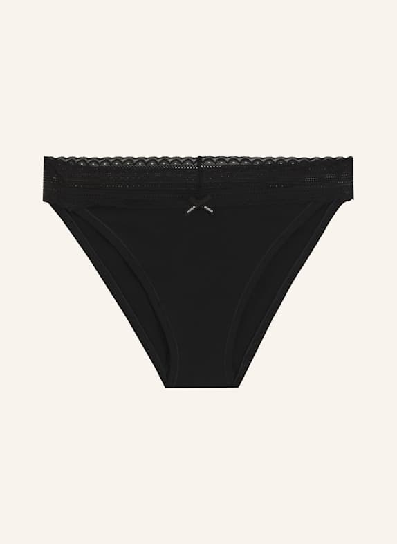 HUGO Slip TRIPLET LACE BRIEF SCHWARZ