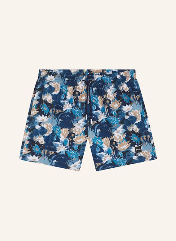 BOSS Badeshorts PIRANHA HELLBLAU