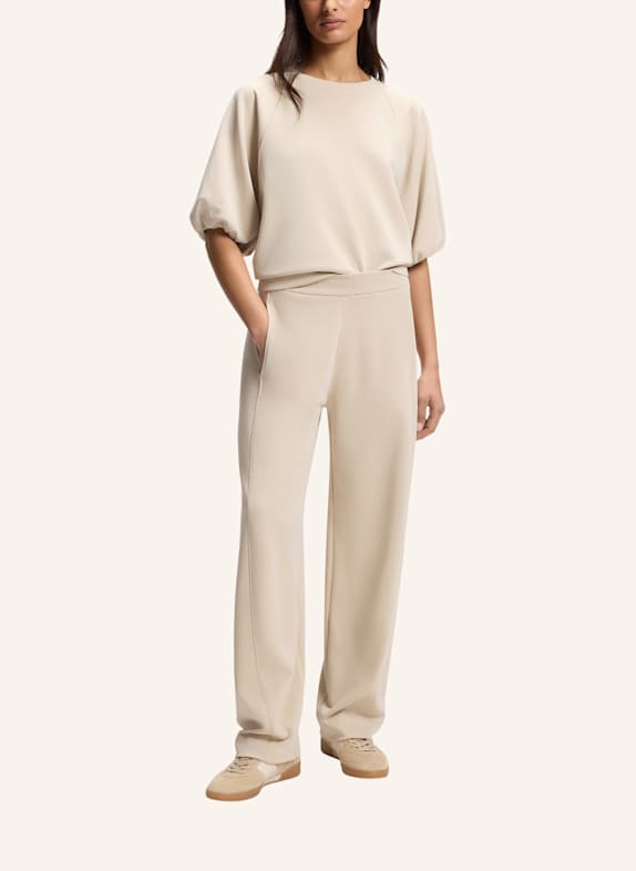 BOSS Casual Trousers C_ELUXEY Relaxed Fit BEIGE